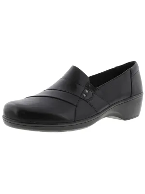 Reformation May Marigold Womens Leather Slip On Loafer Heels