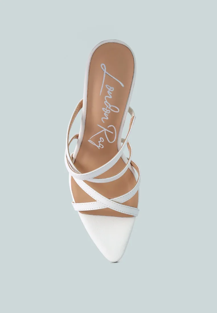 Reformation nightclub high heeled neon animal sandals