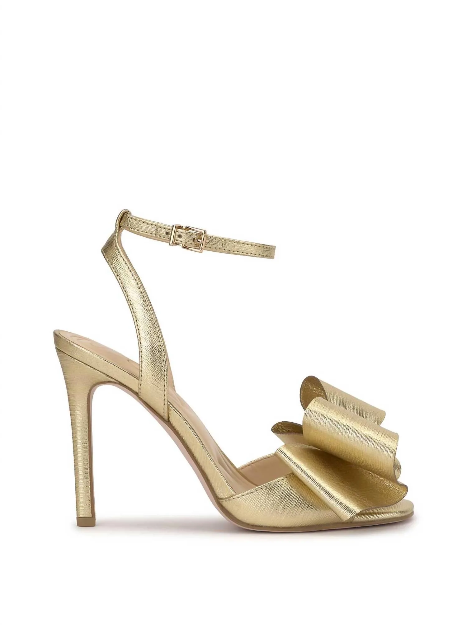 Reformation Olivine High Heel In Gold