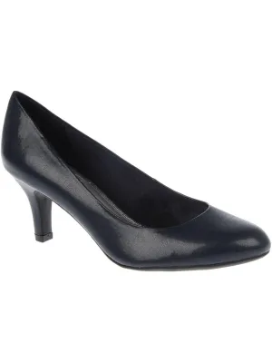 Reformation Parigi Womens Faux Leather Heels Pumps