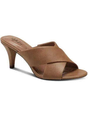 Reformation Patriciaa Womens Faux Suede Slip On Kitten Heels