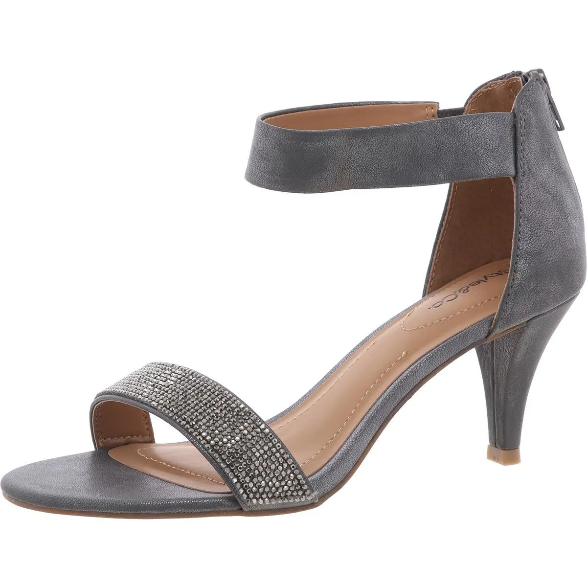 Reformation Phillys Womens Padded Insole Embellished Evening Heels