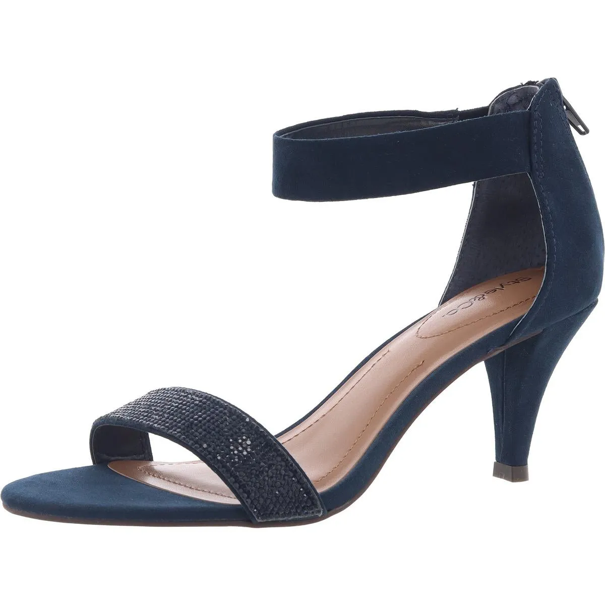 Reformation Phillys Womens Padded Insole Embellished Evening Heels