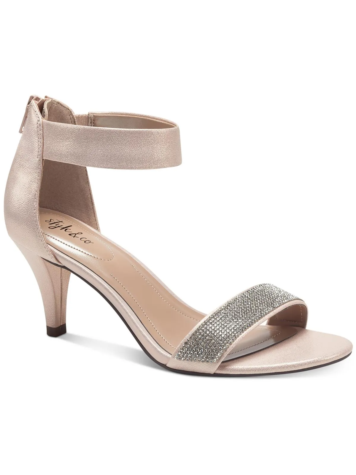 Reformation Phillys Womens Padded Insole Embellished Evening Heels