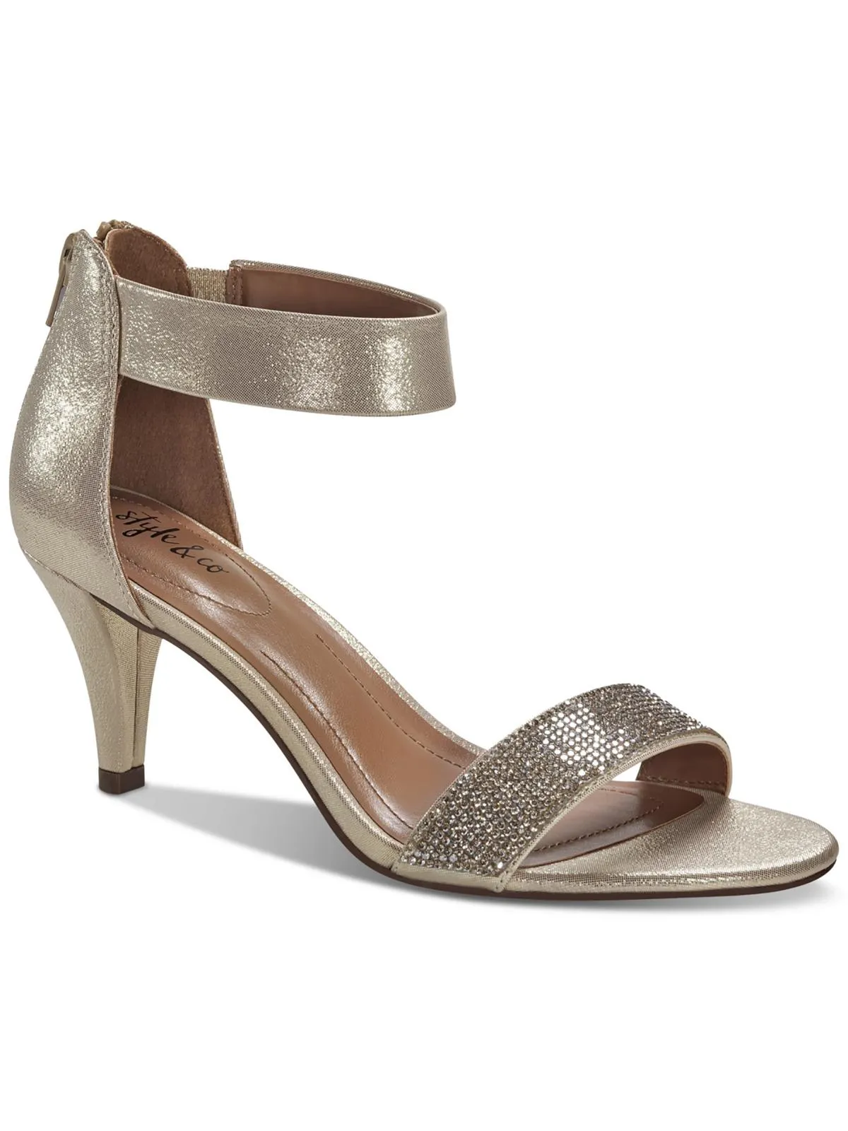 Reformation Phillys Womens Padded Insole Embellished Evening Heels