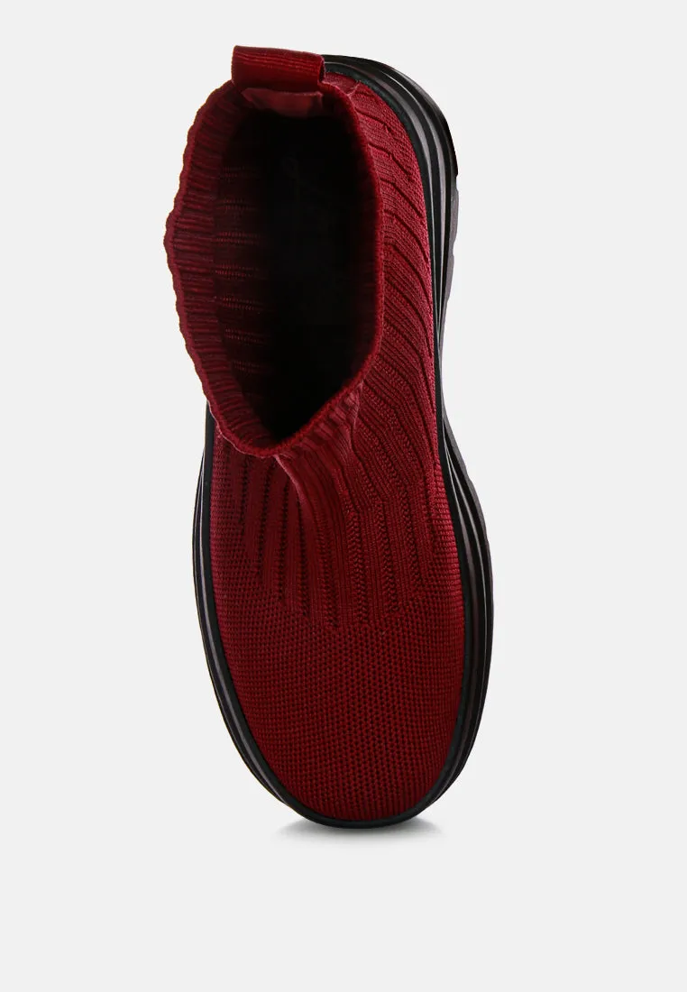 Reformation quavo knitted platform chunky boots