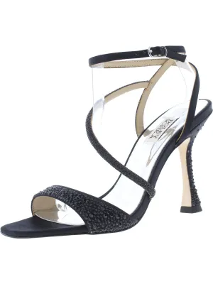Reformation Sally  Womens Leather Open Toe Heels