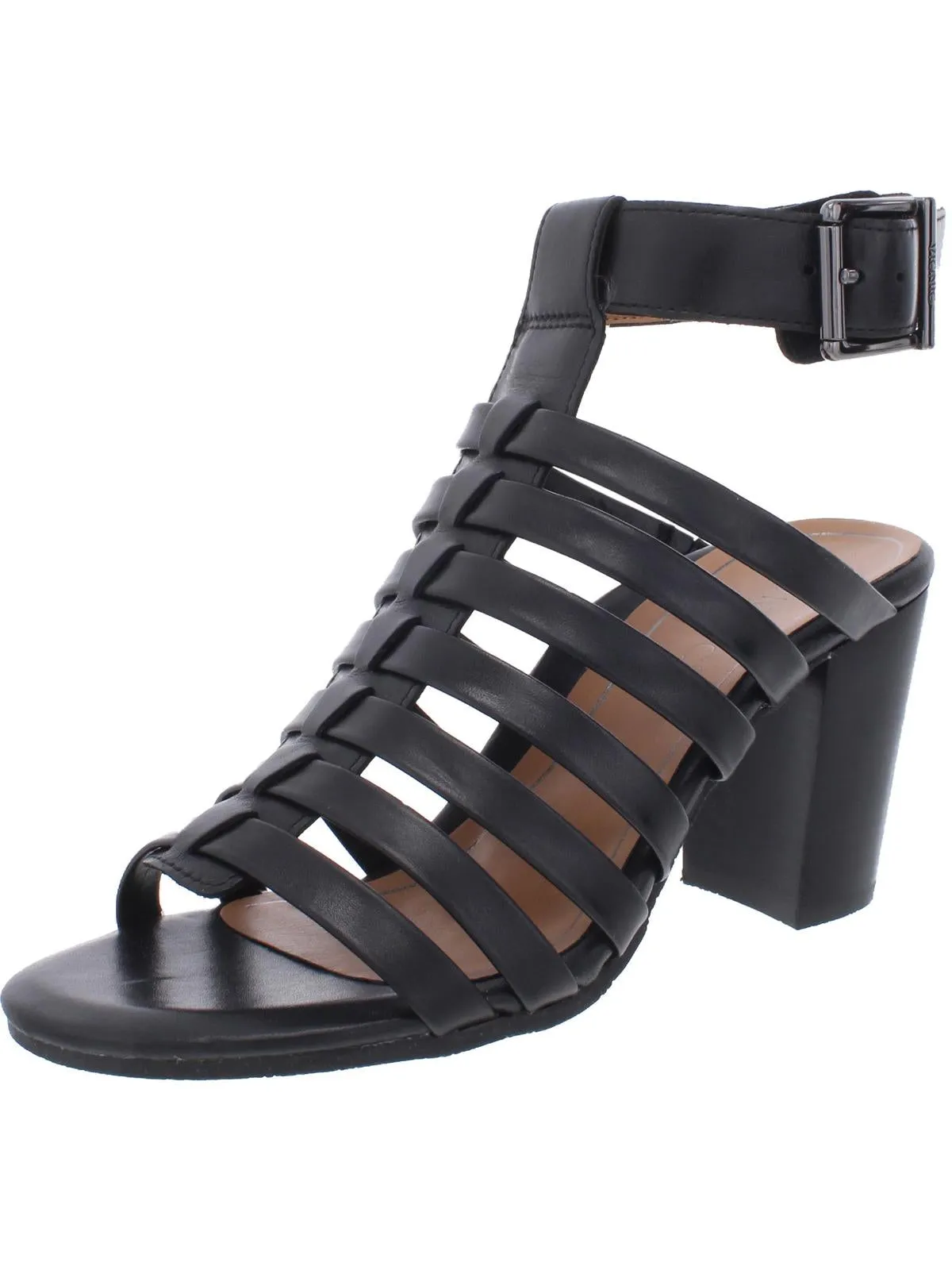 Reformation Sami Womens Leather Ankle Strap Block Heels