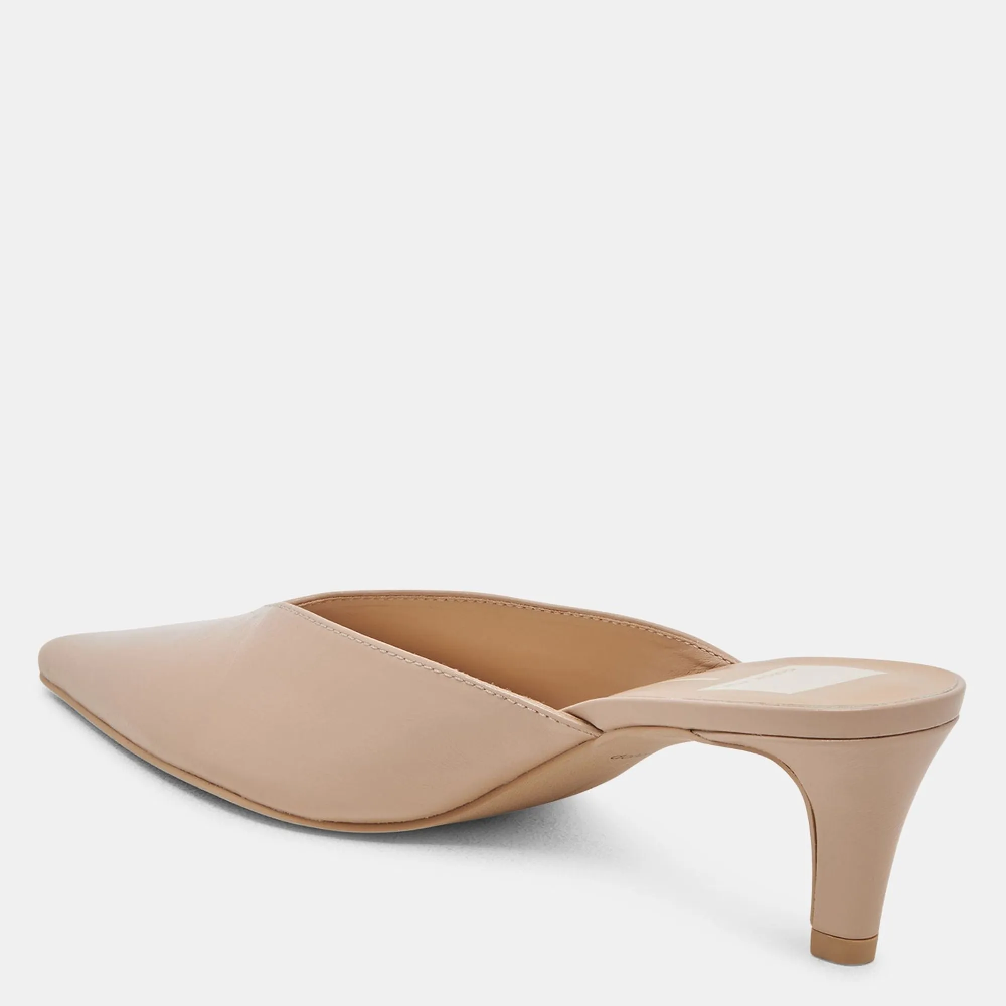 Reformation Sarina Heels Beige Crinkle Patent