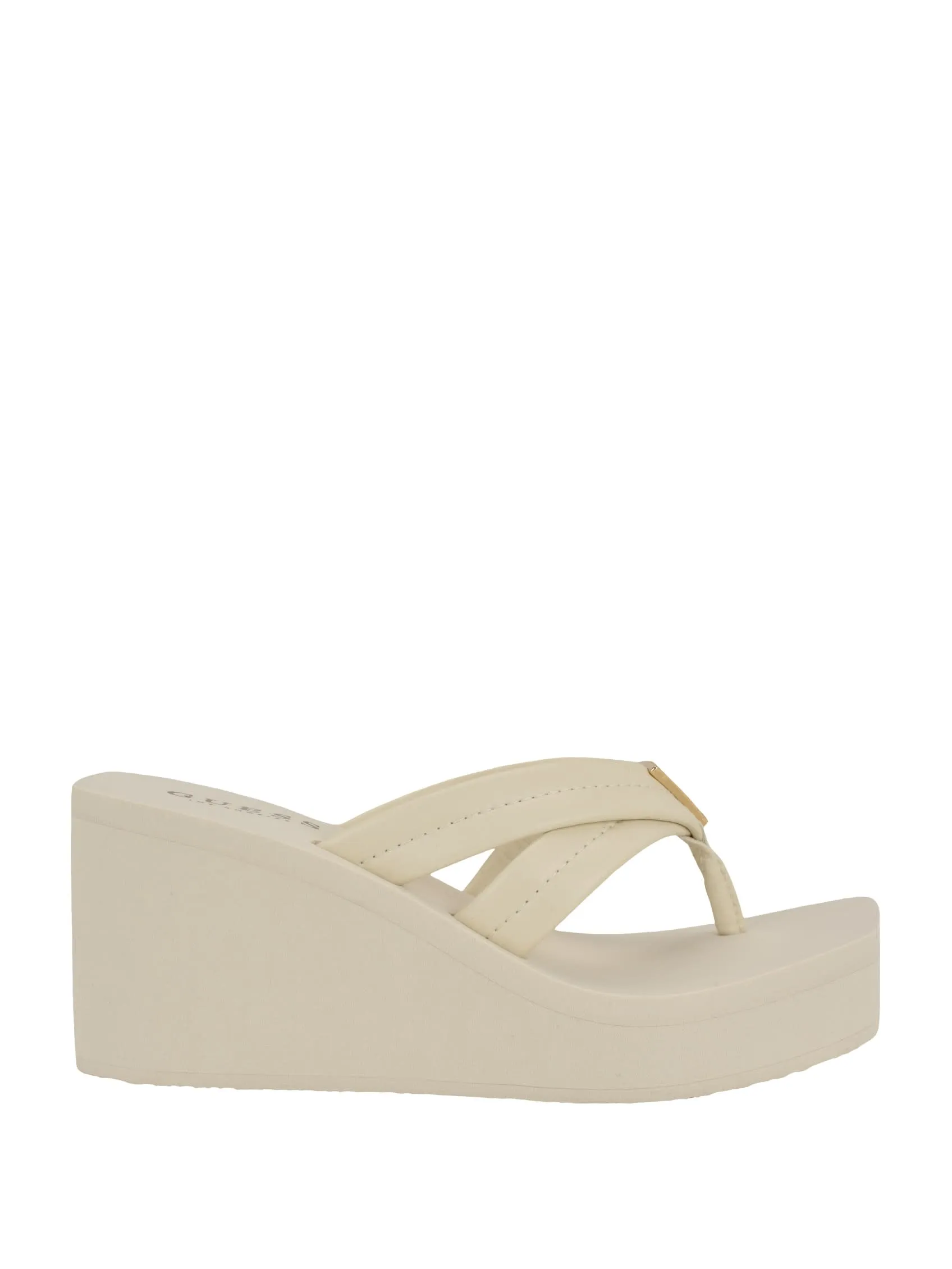 Reformation Sarlow Logo Platform Sandals