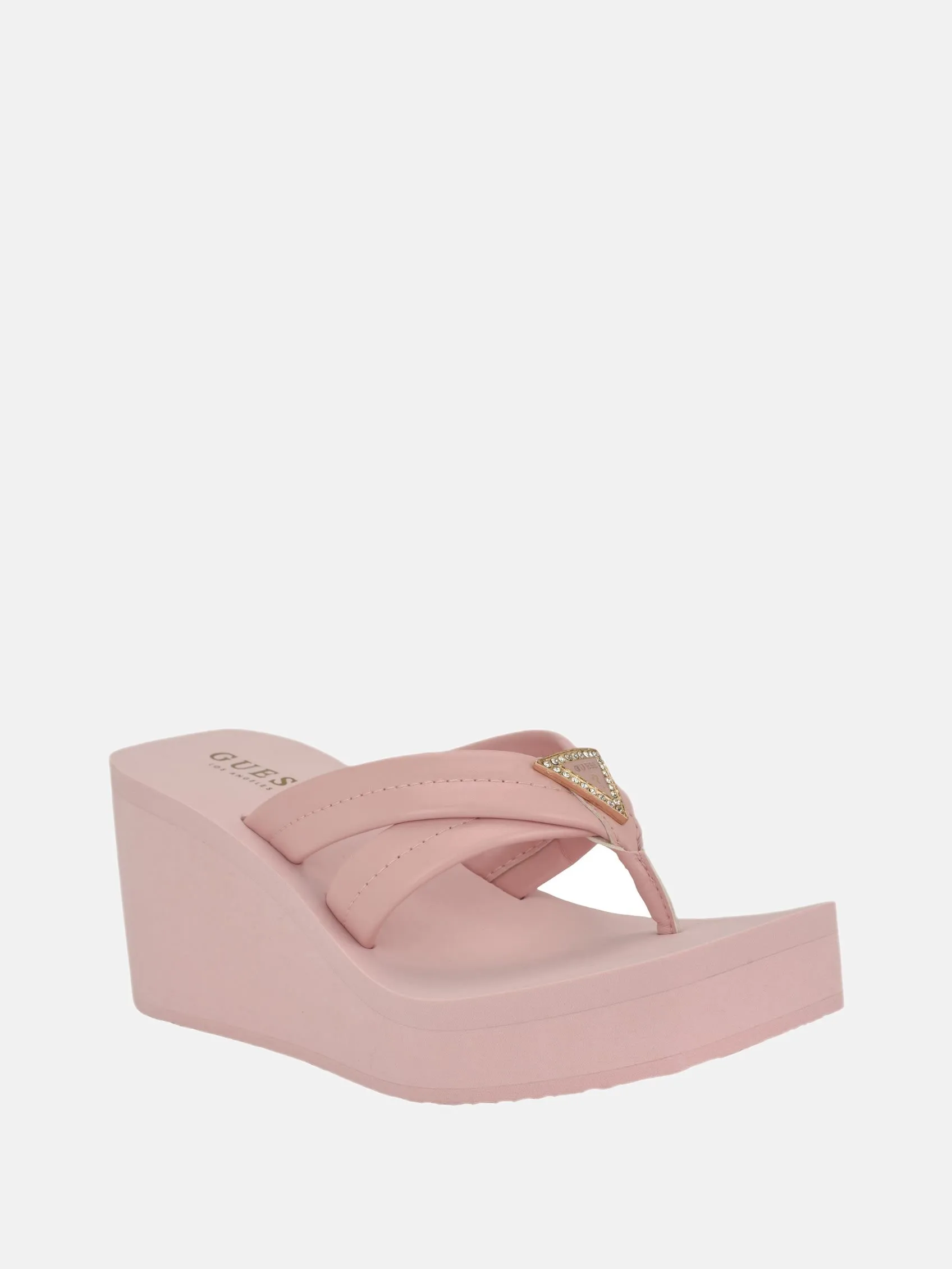 Reformation Sarlow Logo Platform Sandals