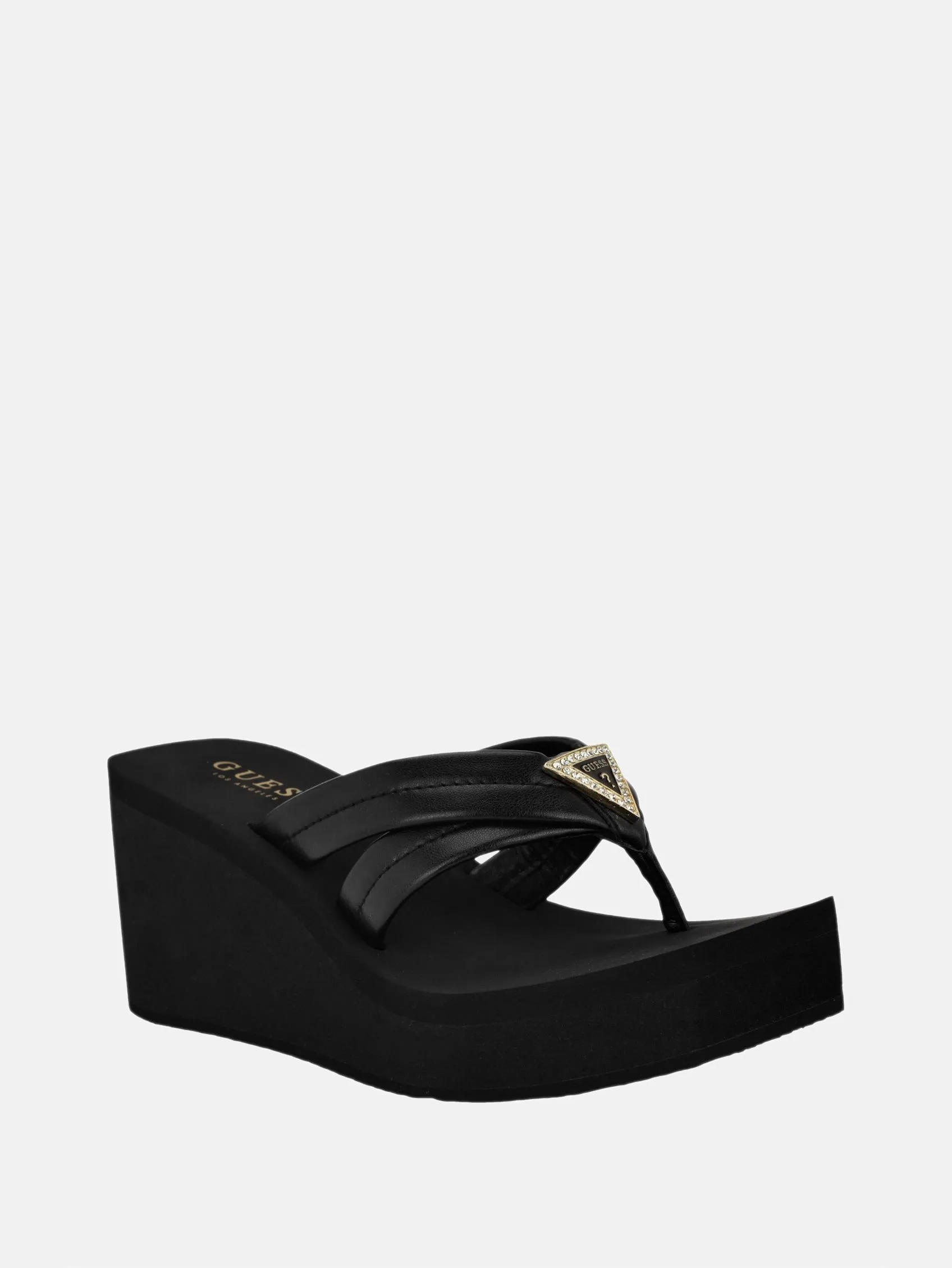 Reformation Sarlow Logo Platform Sandals