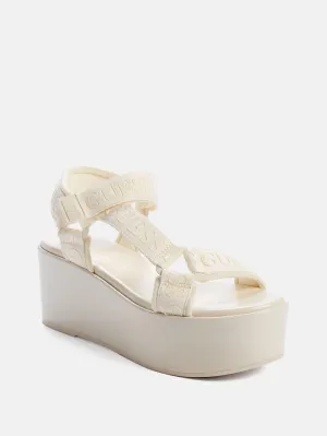 Reformation Saylir Platform Wedge Sandals