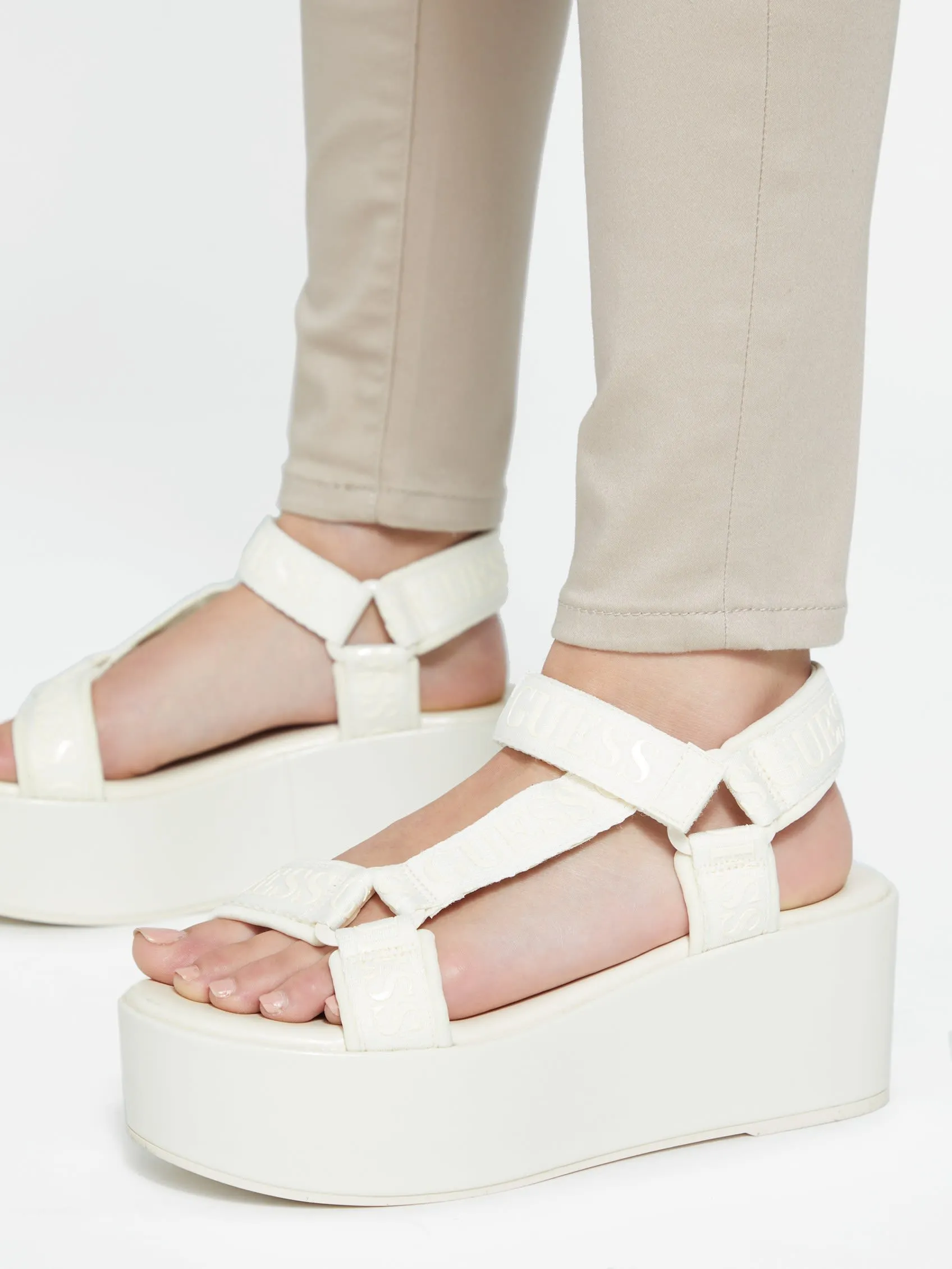 Reformation Saylir Platform Wedge Sandals