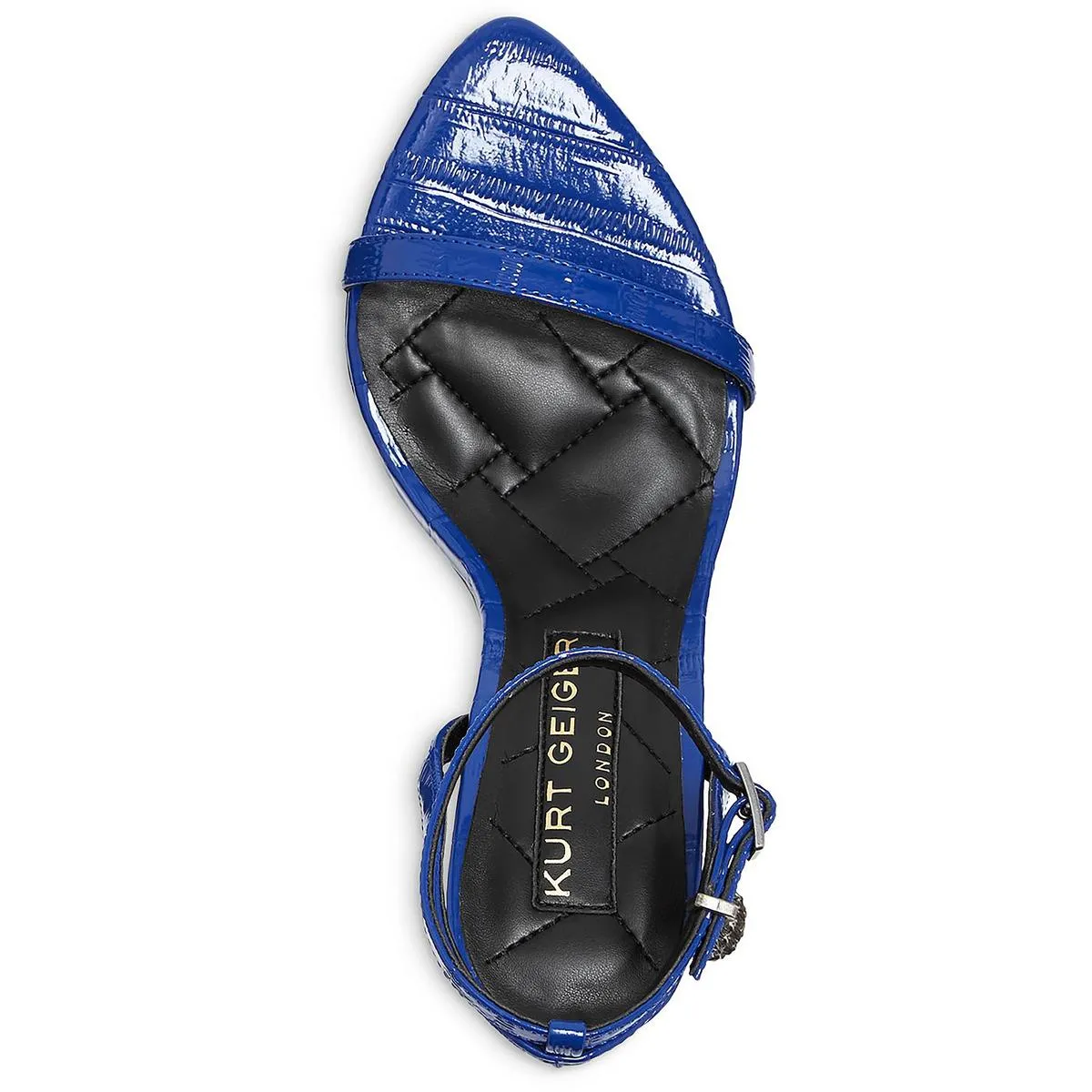 Reformation Shoreditch Womens Patent Leather Ankle Strap Heels