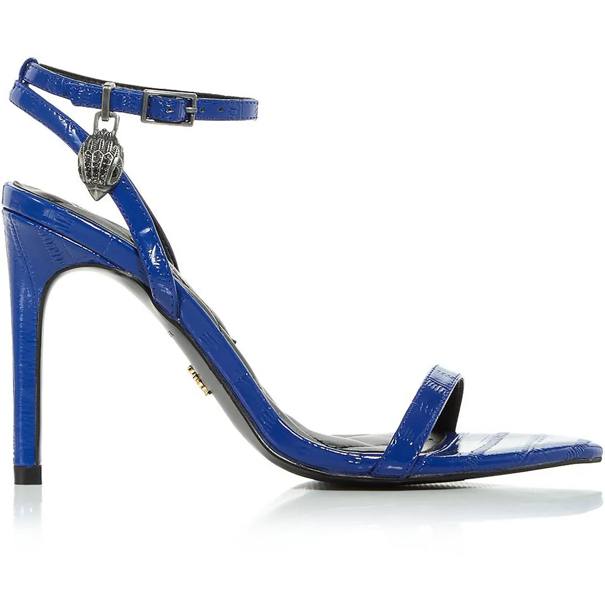 Reformation Shoreditch Womens Patent Leather Ankle Strap Heels
