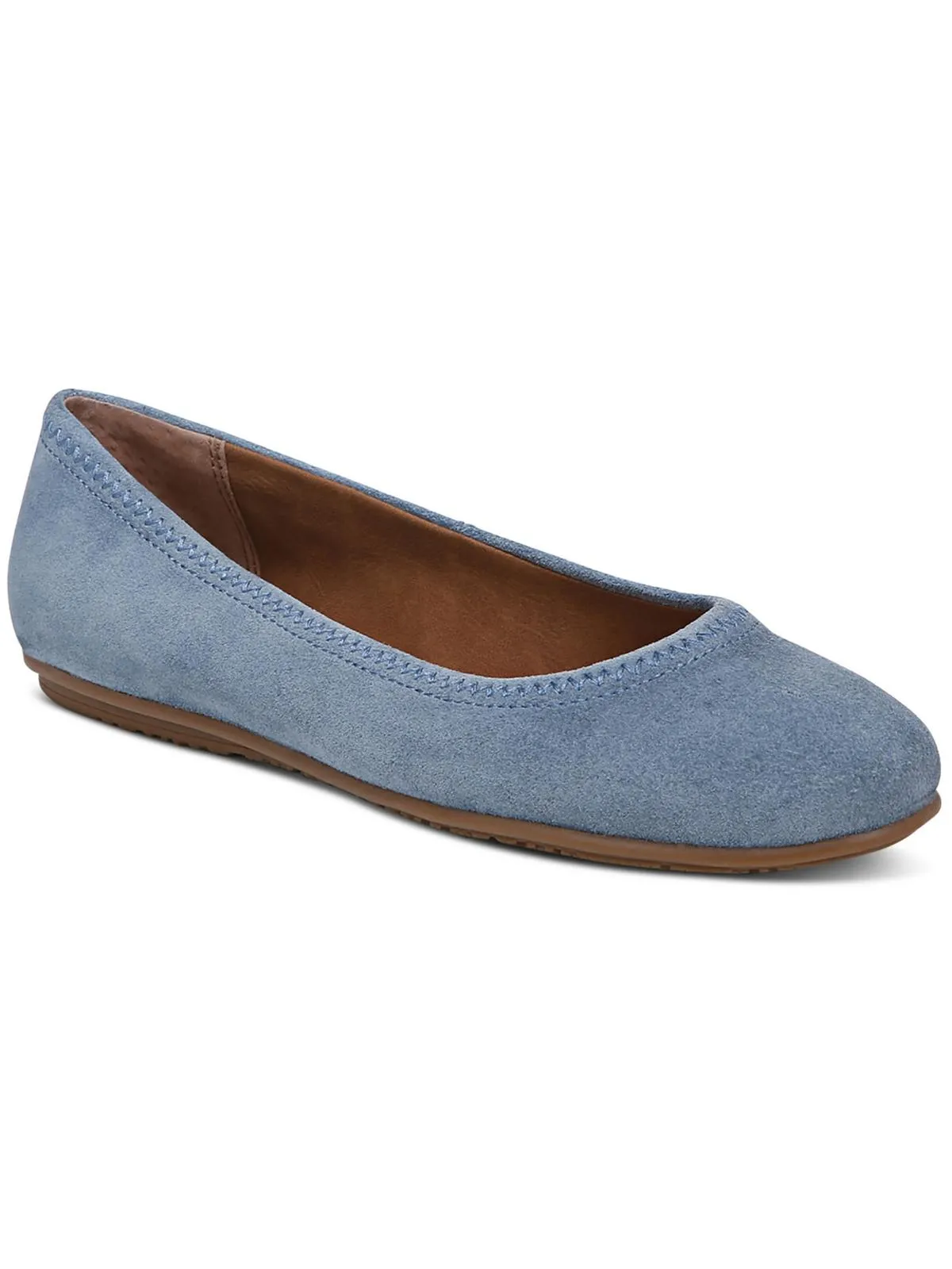 Reformation Sonia Womens Leather Round Toe Ballet Flats