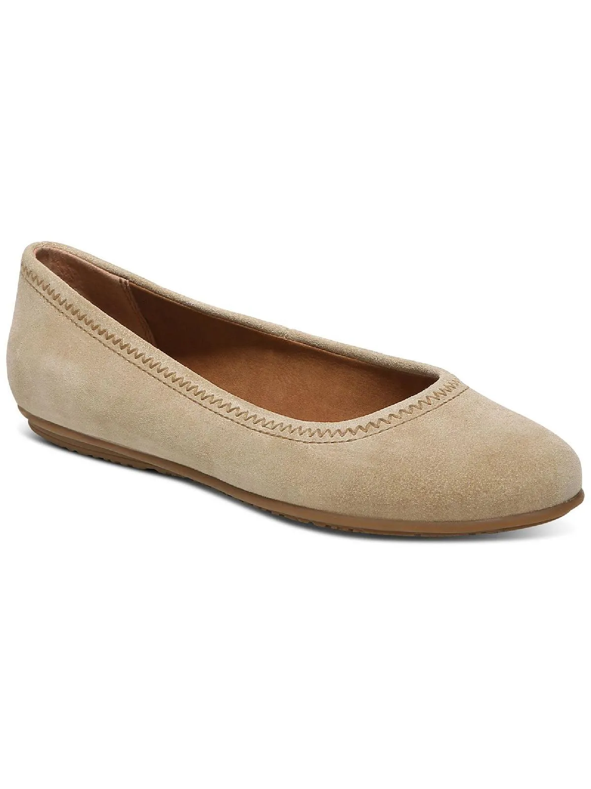 Reformation Sonia Womens Leather Round Toe Ballet Flats
