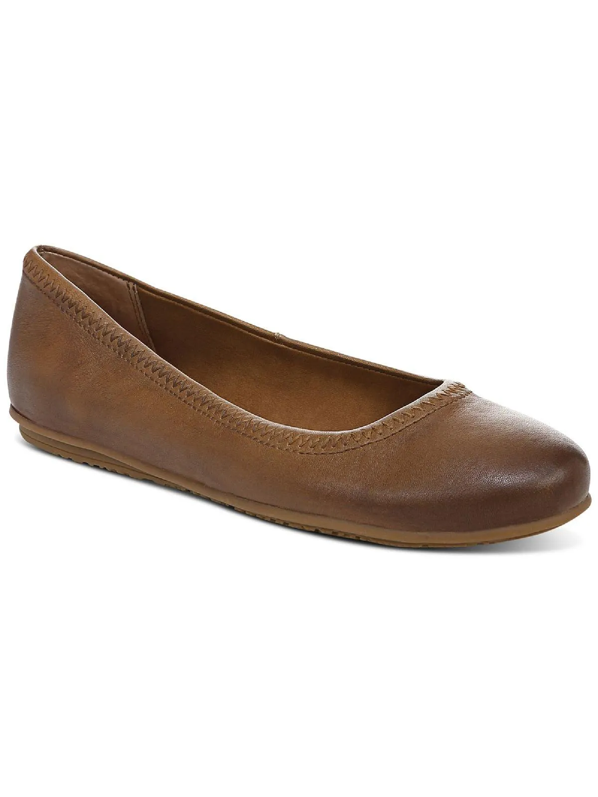 Reformation Sonia Womens Leather Round Toe Ballet Flats