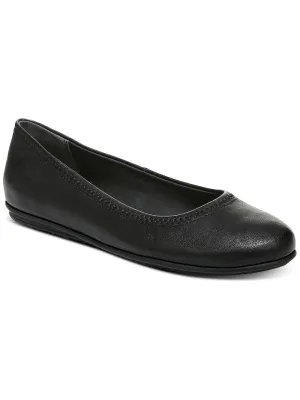 Reformation Sonia Womens Leather Round Toe Ballet Flats