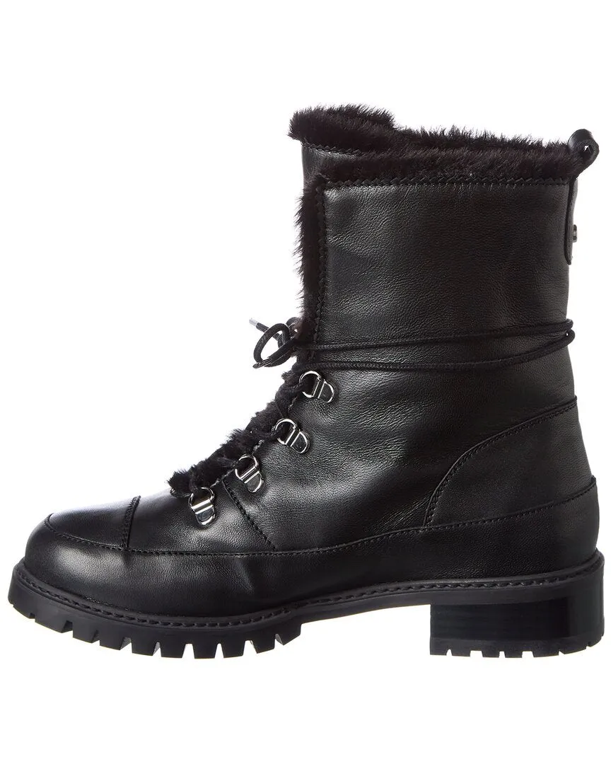 Reformation Stuart Weitzman Luge Leather Bootie