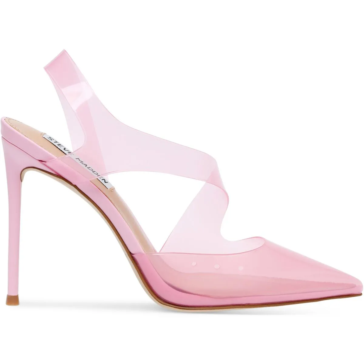 Reformation Vienne Womens Clear Slip On Slingback Heels