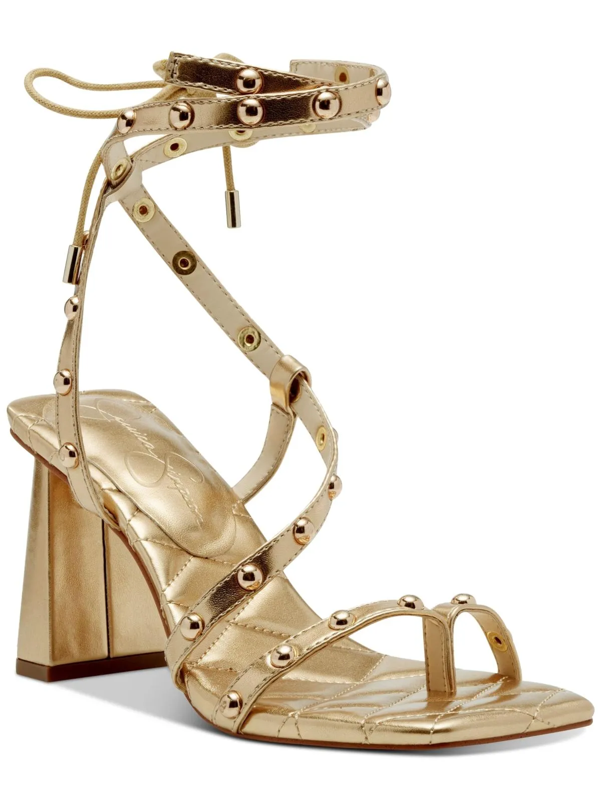 Reformation Zayve Womens Faux Leather Ankle Strap Heels