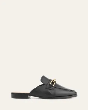 REIGN LOAFERS BLACK LEATHER Jo Mercer