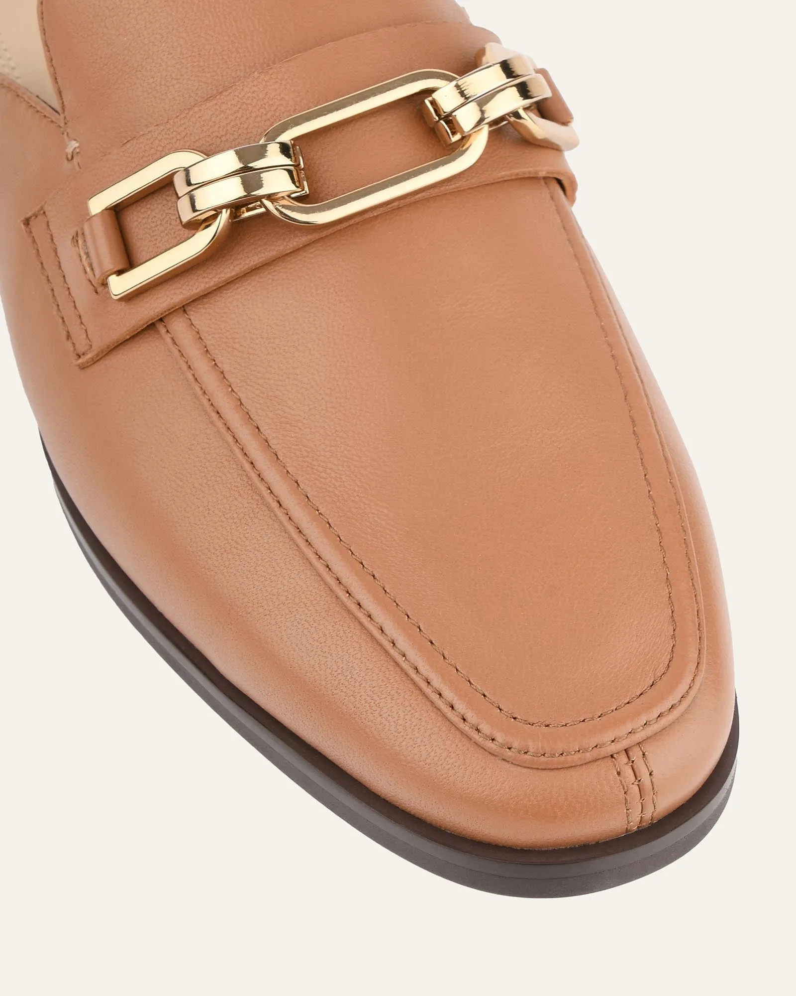 REIGN LOAFERS TRUE TAN LEATHER Jo Mercer