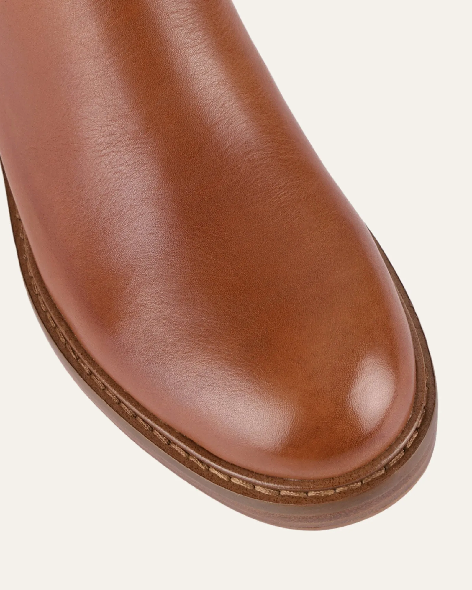RIO KNEE BOOTS BRANDY LEATHER Jo Mercer