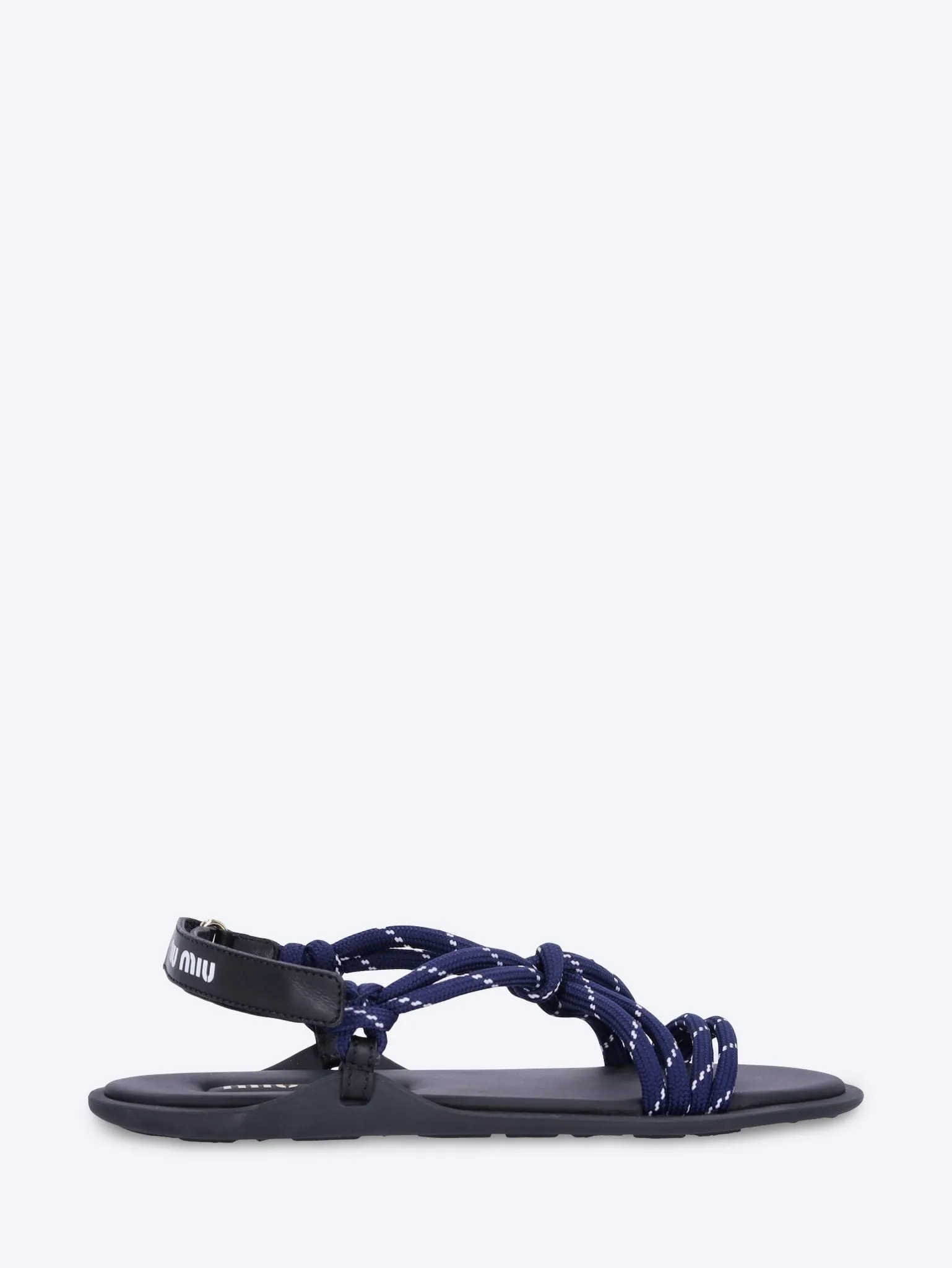 Riviere cord and leather sandals