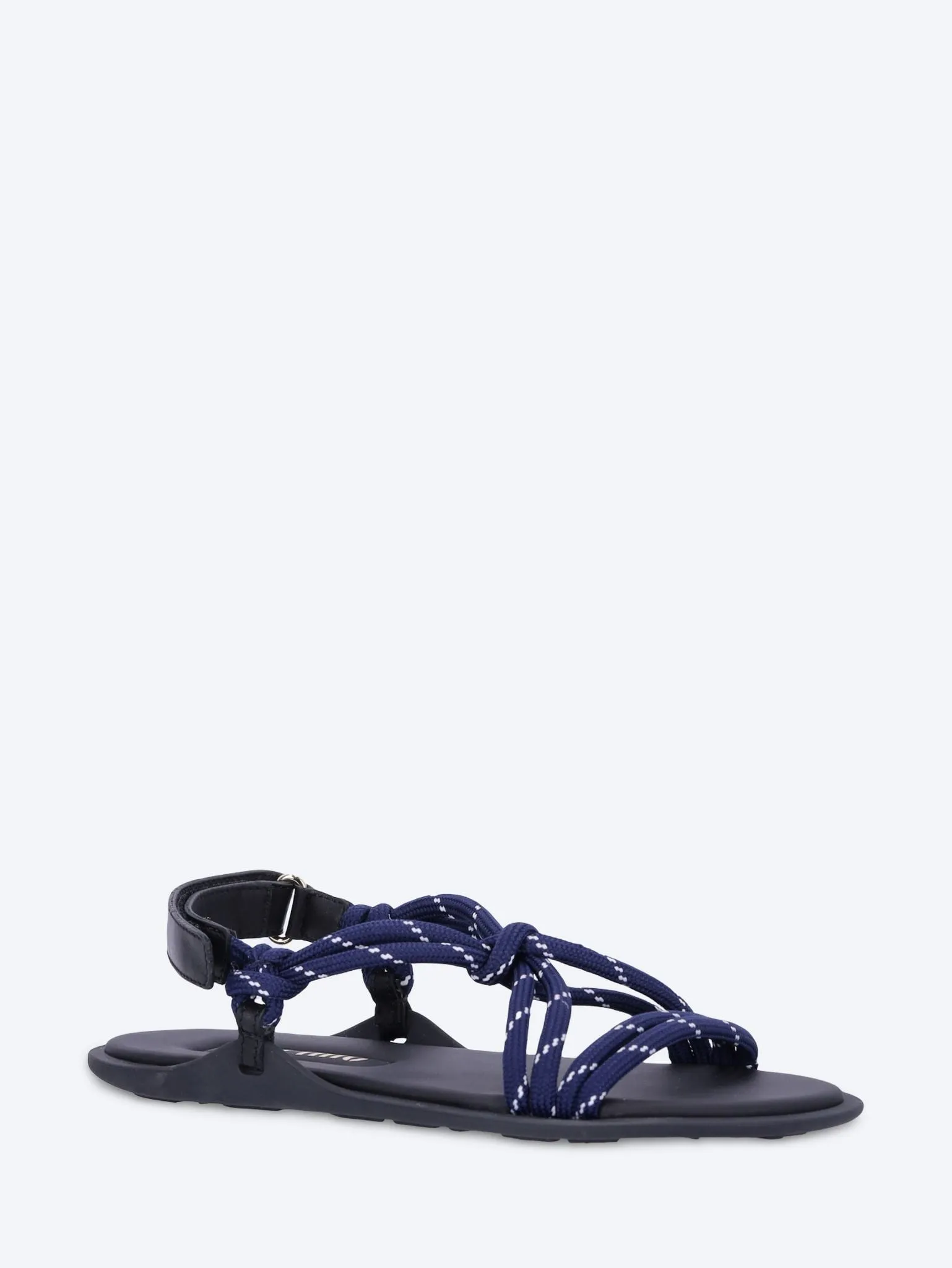 Riviere cord and leather sandals