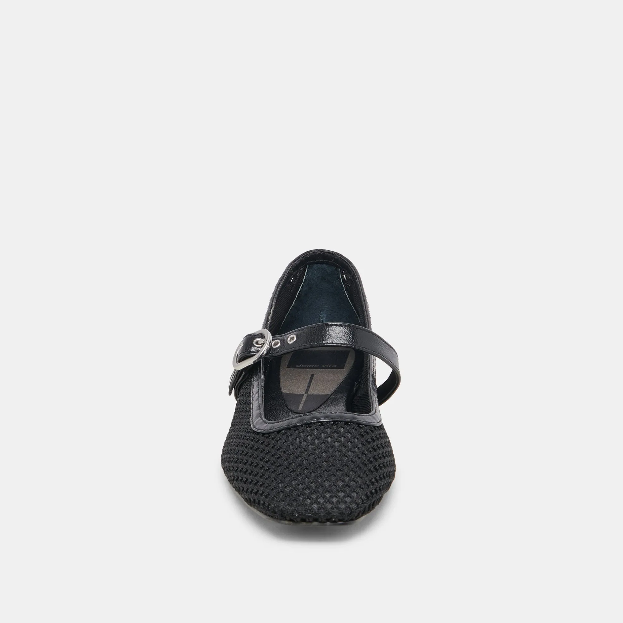 RODNI MESH BALLET FLATS BLACK WOVEN MESH Dolce Vita