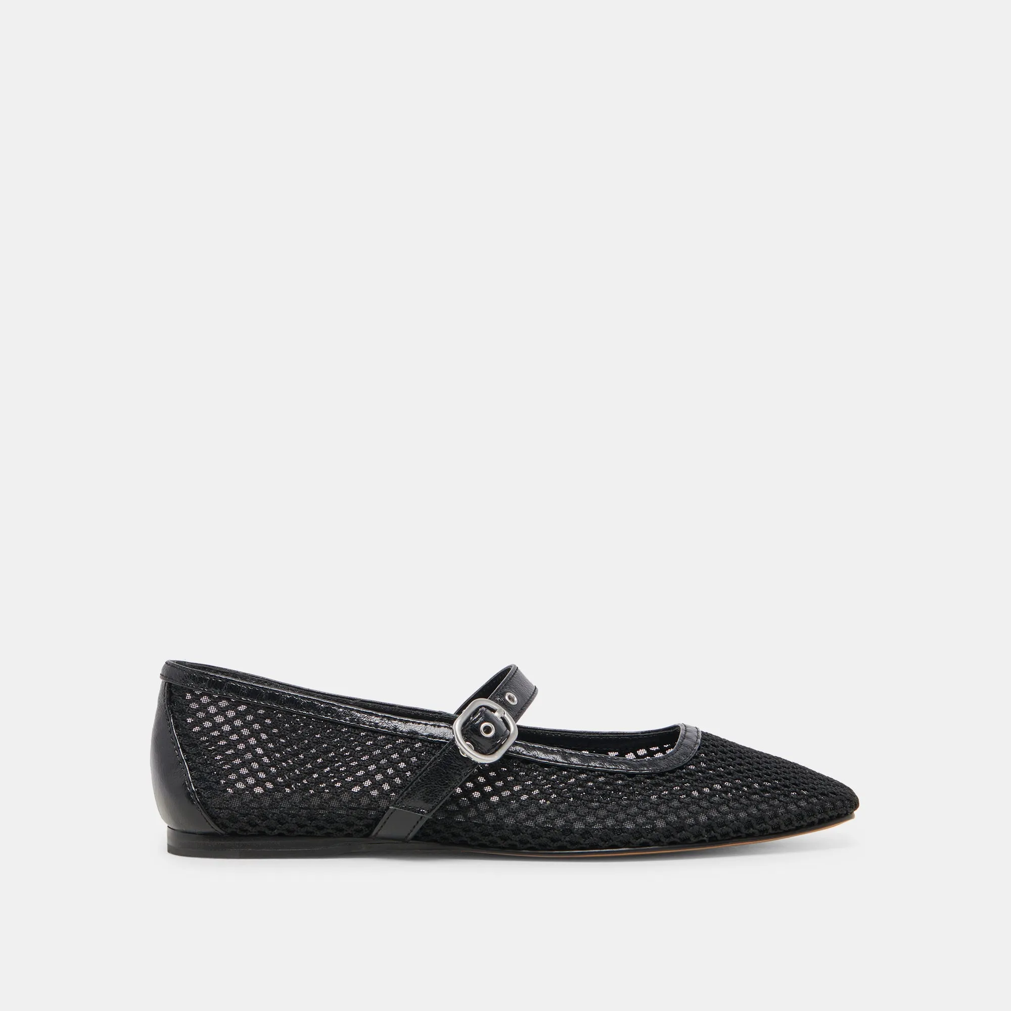 RODNI MESH BALLET FLATS BLACK WOVEN MESH Dolce Vita