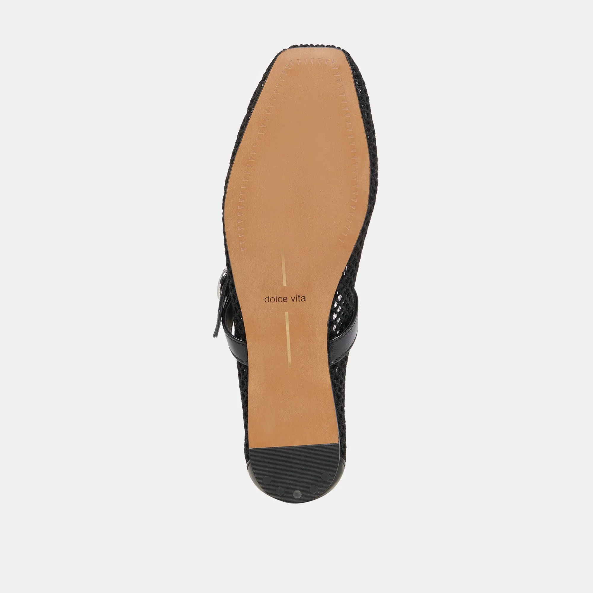 RODNI MESH BALLET FLATS BLACK WOVEN MESH Dolce Vita
