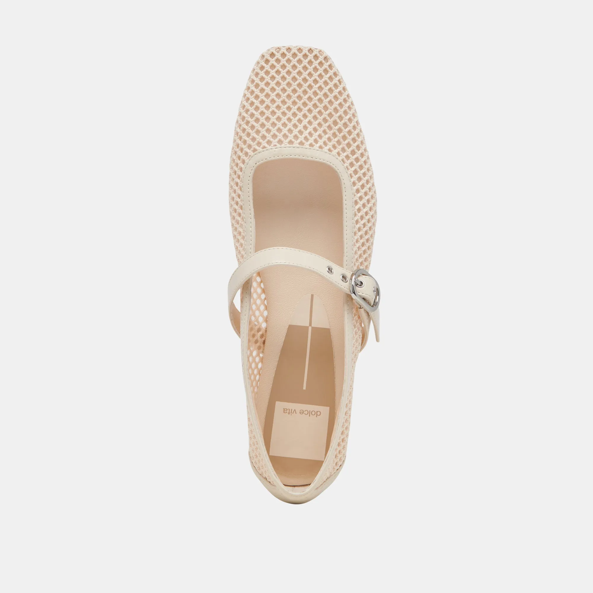 RODNI MESH BALLET FLATS CREME WOVEN MESH Dolce Vita