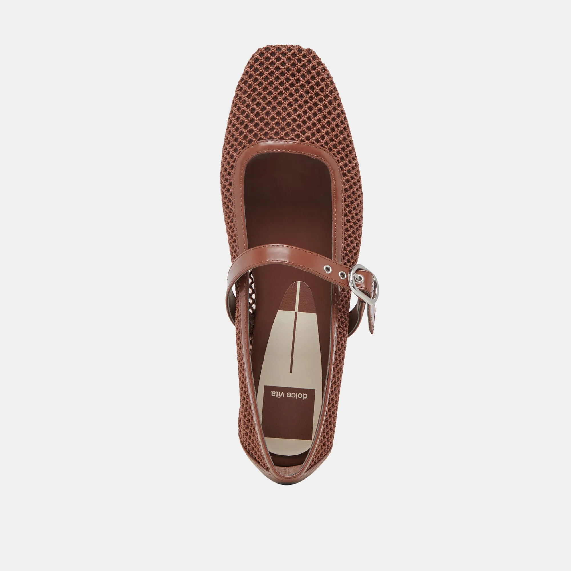 RODNI MESH BALLET FLATS TOFFEE WOVEN MESH Dolce Vita