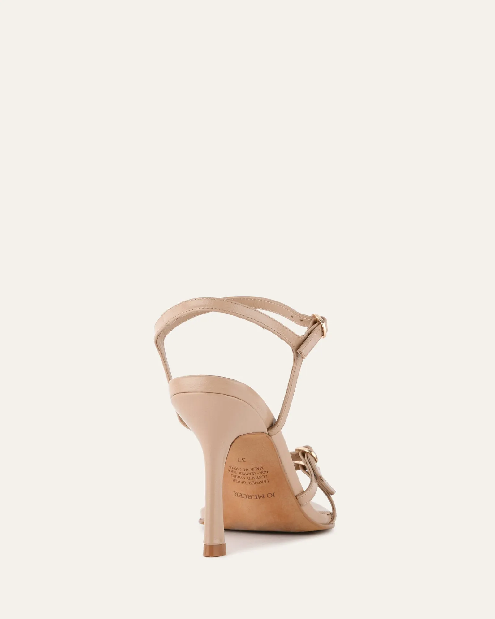 ROMY HIGH HEELS BLUSH LEATHER Jo Mercer