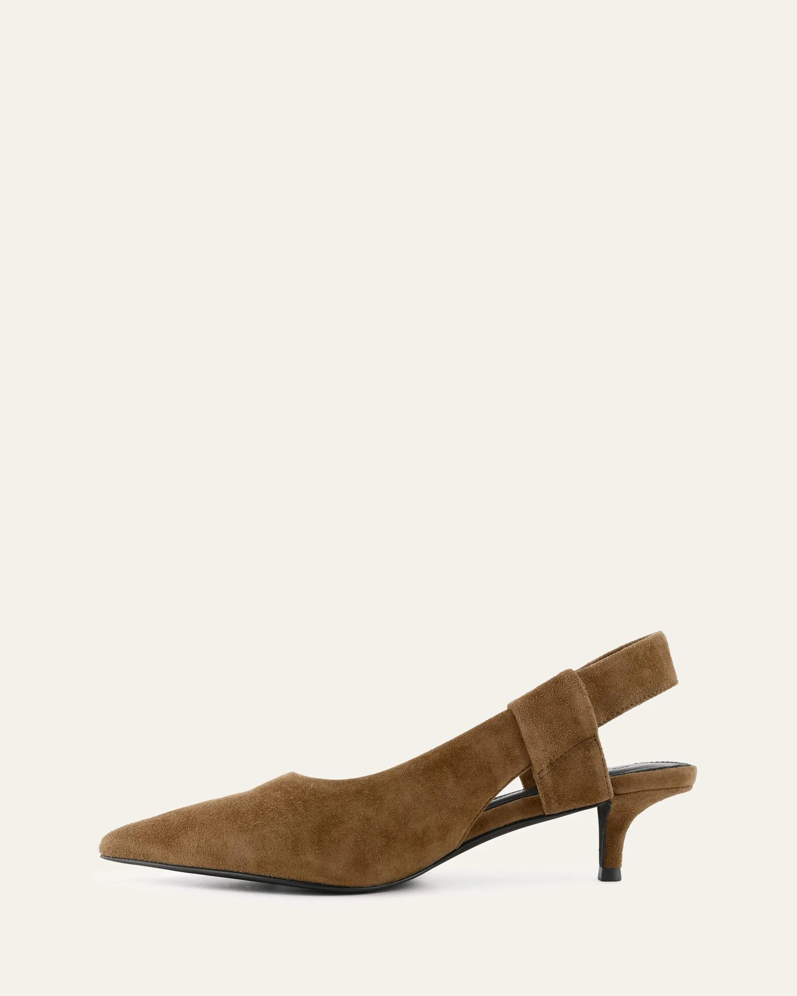 ROSA LOW HEELS BISCUIT SUEDE Jo Mercer
