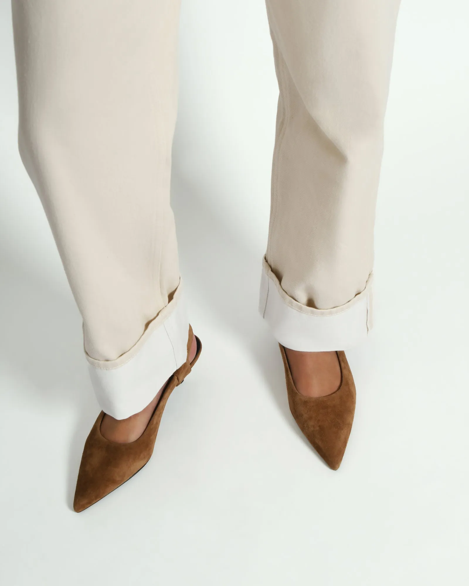 ROSA LOW HEELS BISCUIT SUEDE Jo Mercer