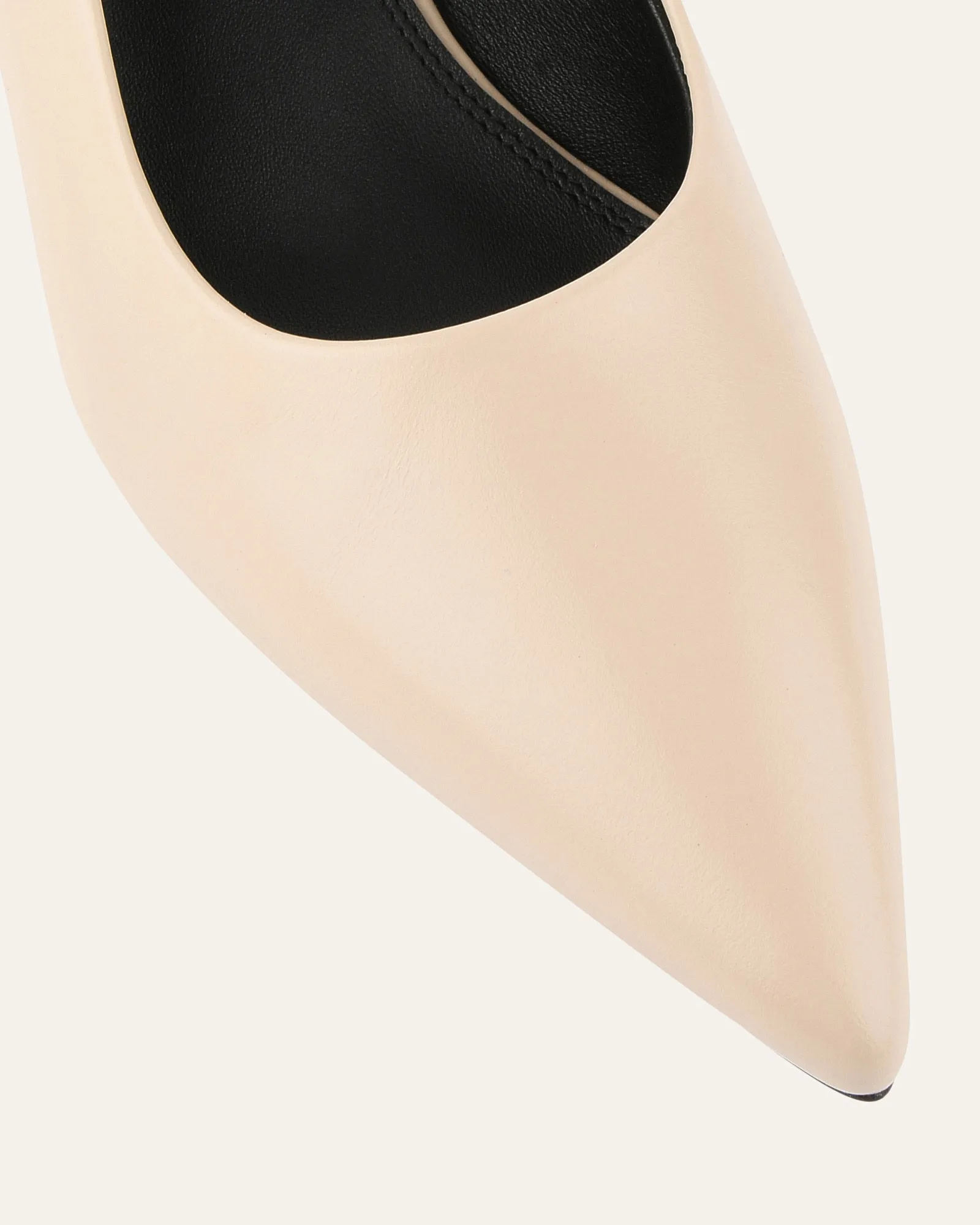 ROSA LOW HEELS SAND LEATHER Jo Mercer