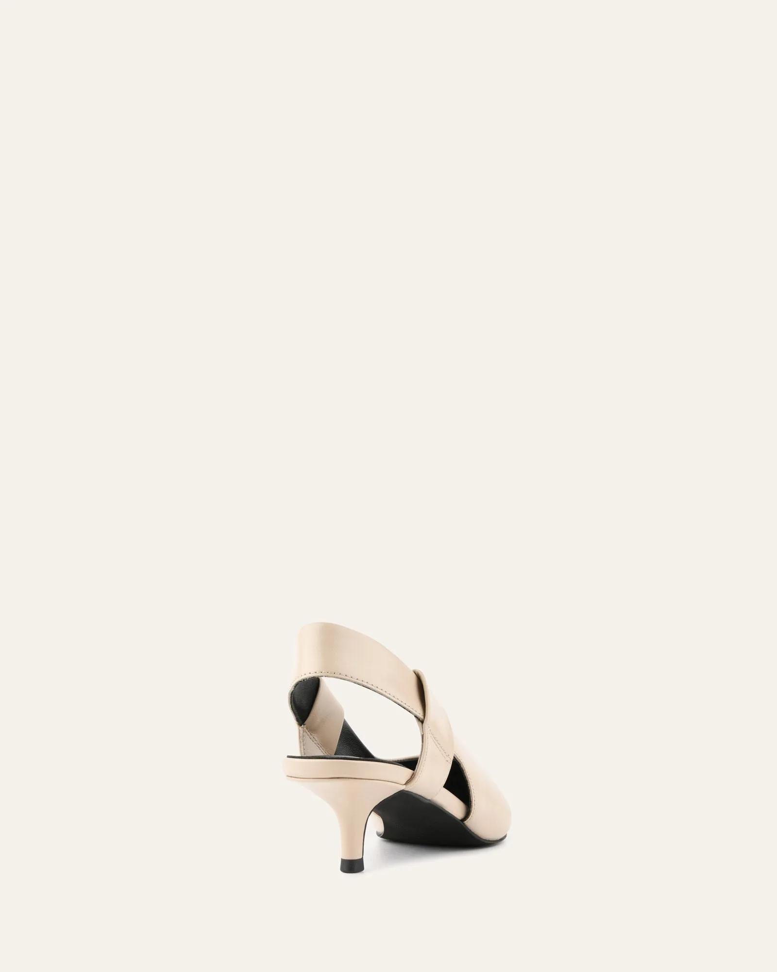 ROSA LOW HEELS SAND LEATHER Jo Mercer