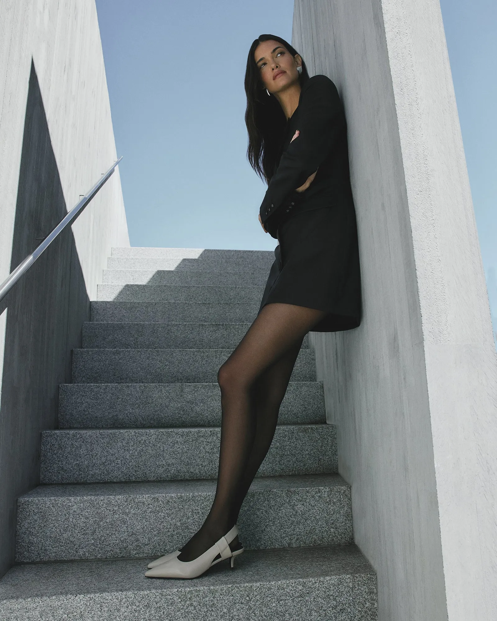 ROSA LOW HEELS SAND LEATHER Jo Mercer