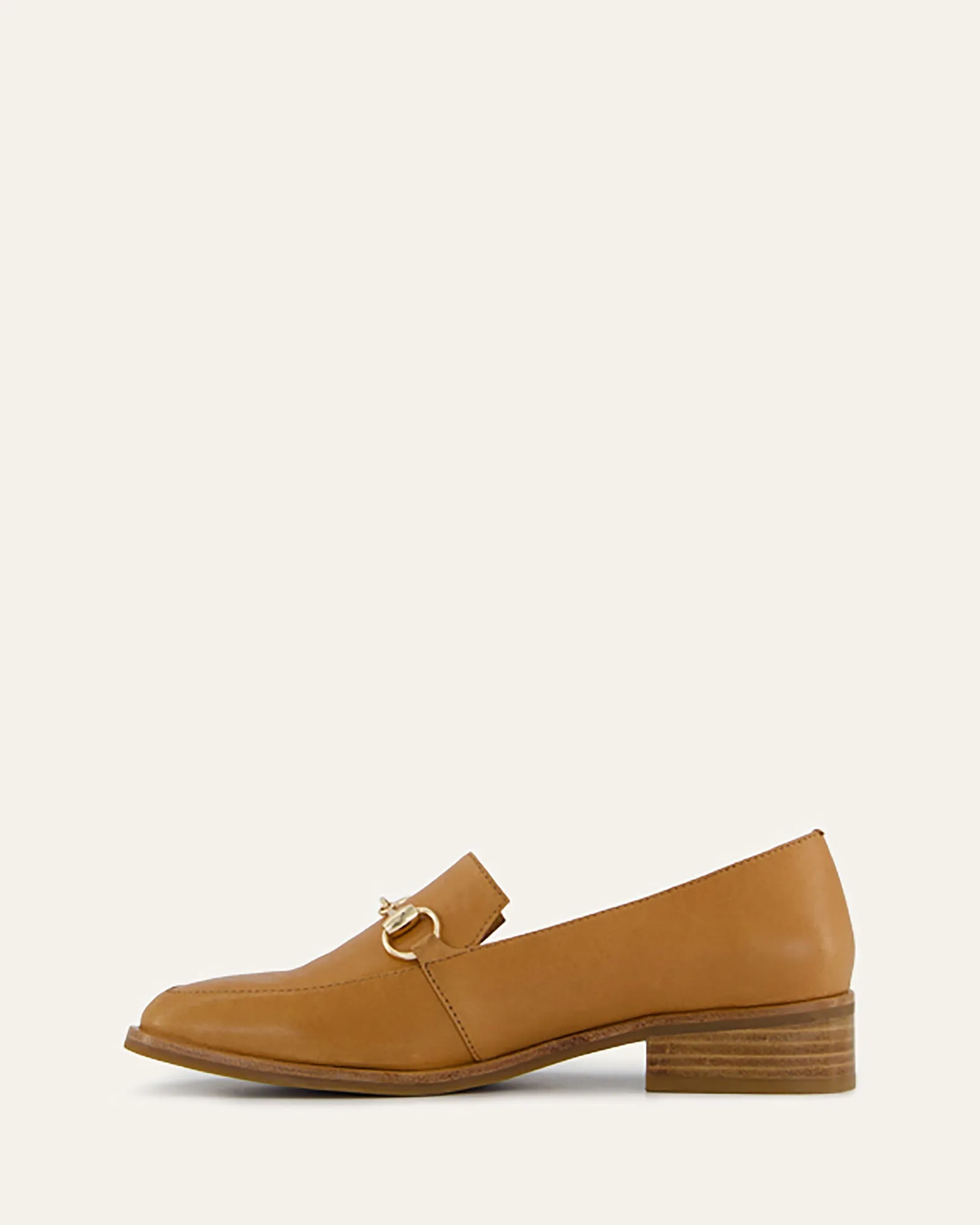 ROWAN LOAFERS TAN LEATHER Jo Mercer