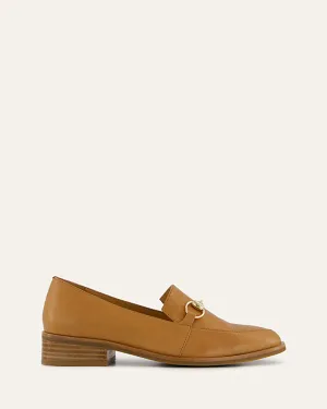 ROWAN LOAFERS TAN LEATHER Jo Mercer