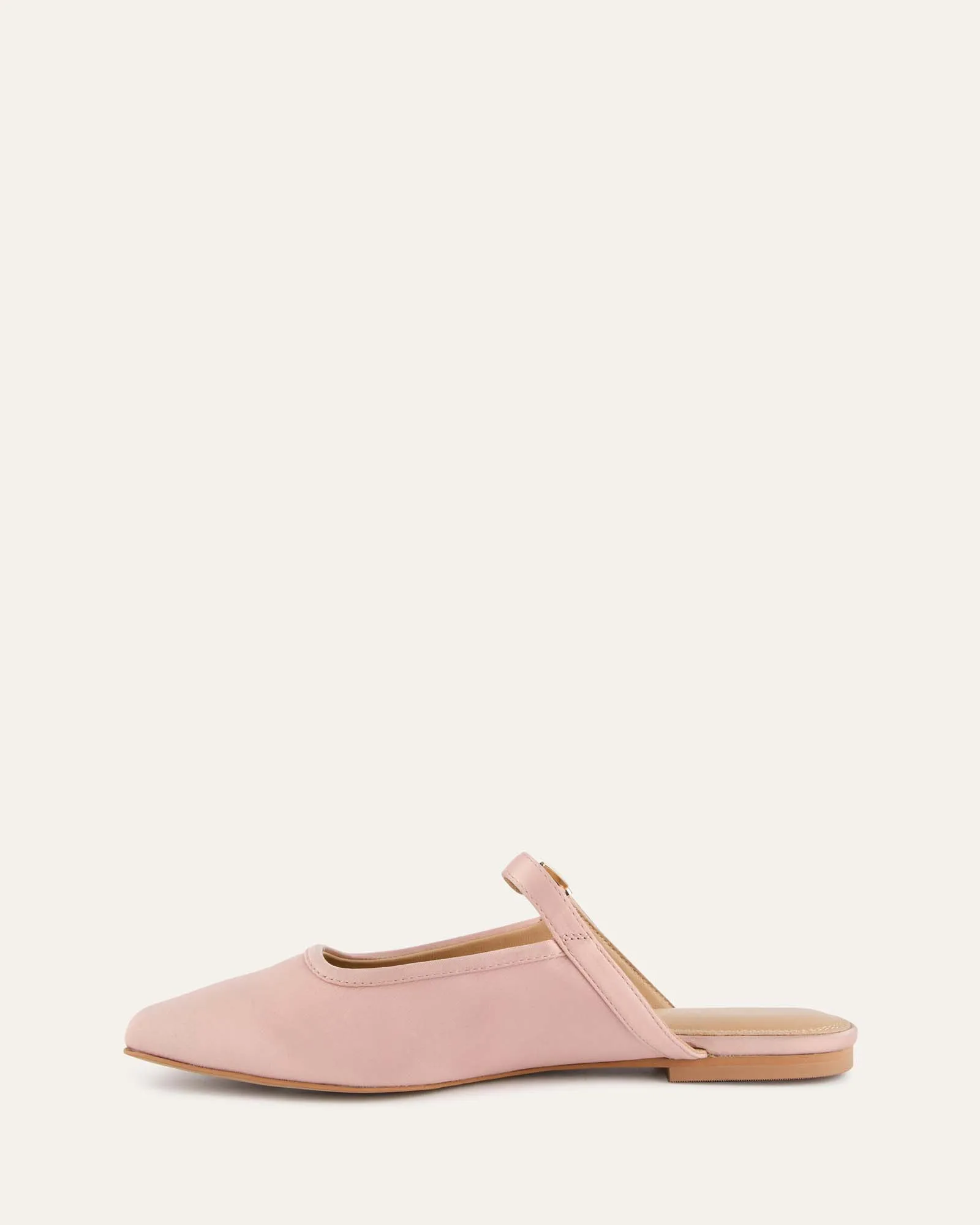 SAMMY DRESS FLATS BLUSH SATIN Jo Mercer