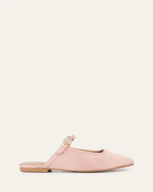 SAMMY DRESS FLATS BLUSH SATIN Jo Mercer