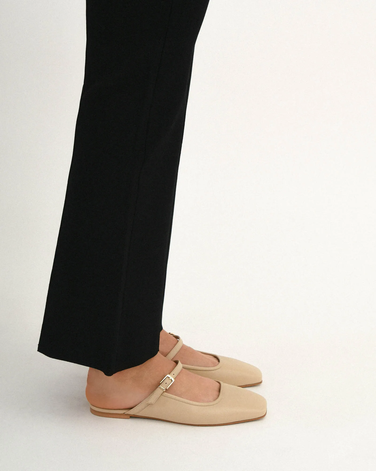 SAMMY DRESS FLATS SAND LEATHER Jo Mercer