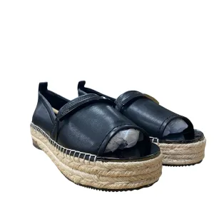 SANDALS FLATS by DKNY In BLACK, Size: 9