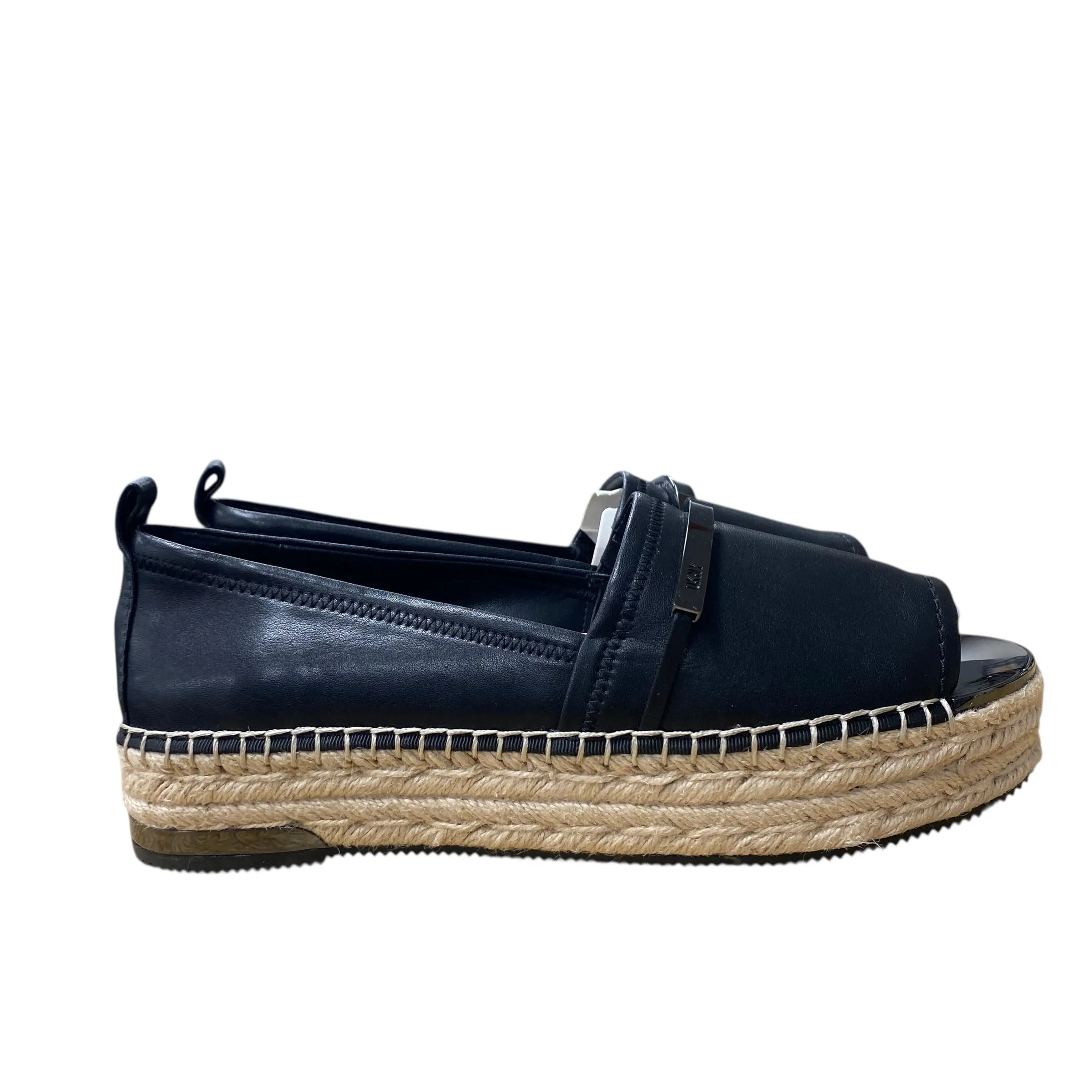 SANDALS FLATS by DKNY In BLACK, Size: 9